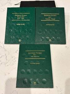 lot 146 image: Jefferson Nickels and Books