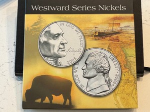 lot 89 image: Westward Series Nickels