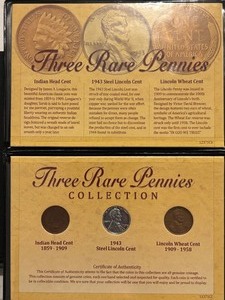 lot 115 image: Three Rare Cent Collection