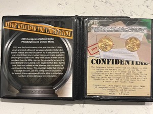 lot 121 image: 2005 P & D Sacagawea Dollars