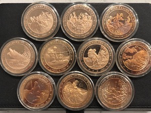 lot 127 image: U.S. Historical Medallions