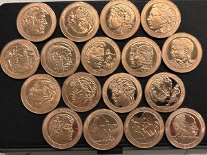 lot 130 image: Olympic Medalist Medallions