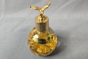 lot 65 image: Genuine Gold Nugget Display Vial with Eagle Topper, Arizona