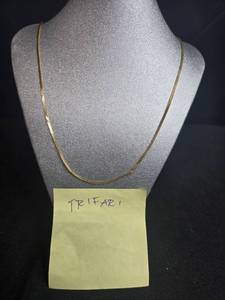 lot 170 image: Trifari Gold-Tone Chain Necklace and Assorted Clip-On Earrings Lot - displays not inc