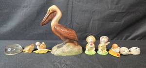 lot 257 image: Collection of Vintage Animal Figurines HOMCO Goebel Schmidt Porcelain