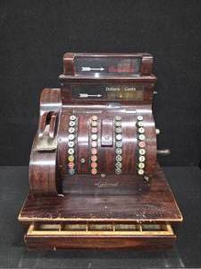lot 3042 image: AntiqueVintage MCM 1920s National Cash Register