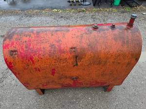 lot 2999 image: 200 Gallon Oil Fuel Gravity Tank for Farm or Shop