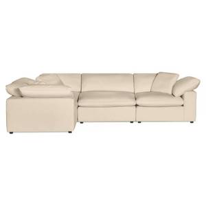 lot 21 image: NEW IN BOX - Peyton 4-Piece Modular Sectional  Sand Color