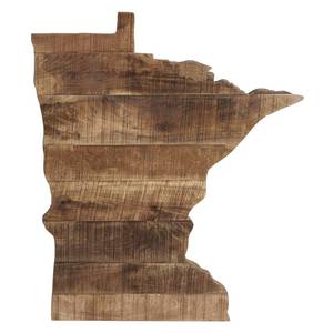lot 64 image: Minnesota Sign - Solid Wood - Really Cool Wall Art - 1 Of A Kind