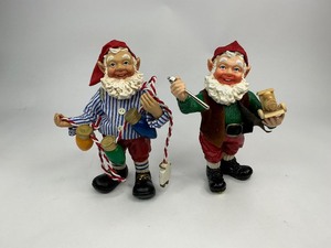 1993 Possible Dreams Clothtique Collection & Kurt Adler Santa's Elf Figures