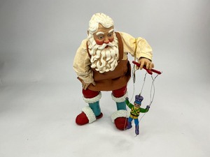 1995 Possible Dreams Clothtique Collection Santa Marionette Santa