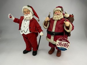 1991 & 1994 Possible Dreams Clothtique Collection Pepsi Santa