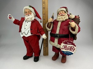 1991 & 1994 Possible Dreams Clothtique Collection Pepsi Santa