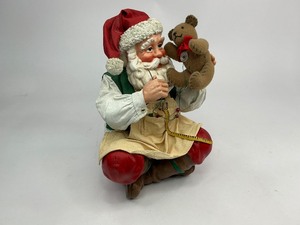 lot 14 image: Midwest Importers Santa Stitching Teddy Bear