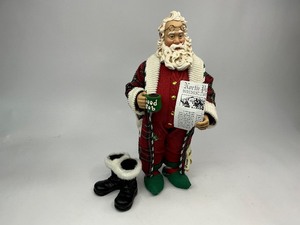 lot 63 image: 1999 Possible Dreams Clothtique Collection Santa the Day After