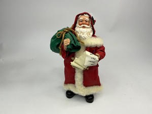 lot 73 image: 1995 Possible Dreams Clothtique Collection Santa Checking His List