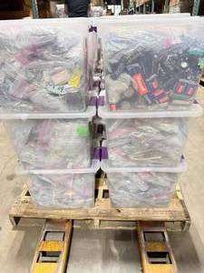 lot 12 image: PALLET OF ASSORTED ELECTRONIC COMPONENTS