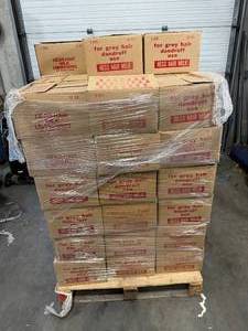 lot 18 image: PALLET OF VINTAGE TONIC BOTTLES