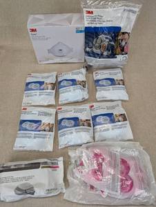 lot 34 image: 3M Respirator and Filter Lot