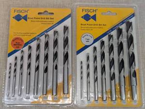 lot 49 image: Fisch Brad Point Drill Bit Sets