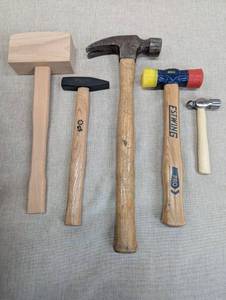 lot 58 image: Collection of Five Hammers