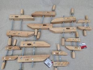 lot 59 image: Set of Bessey Wood Screw Clamps