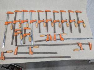 lot 61 image: Collection of Jorgensen Bar Clamps