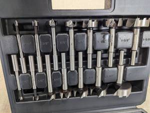 lot 66 image: Porter Cable Forstner Bit Set in Case