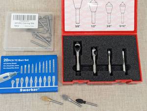 lot 72 image: Assorted Burr and Carving Bit Sets