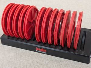 lot 83 image: JessEm Tool Company Router Table Insert Rings Set