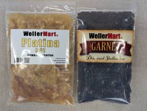 lot 93 image: WellerMart Dewaxed Shellac Flakes Set