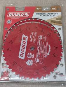 lot 108 image: Diablo 10-Inch General Purpose Wood Blade