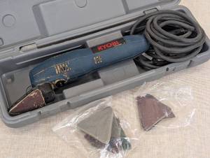 lot 113 image: Ryobi Detail Sander with Case and Sanding Pads