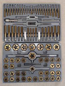 lot 130 image: Comprehensive Tap and Die Set in Case