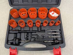 lot 135 image: Bi-Metal Hole Saw Kit