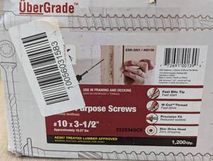 lot 151 image: GRK Fasteners UberGrade Multi-Purpose Screws