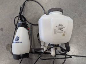 lot 181 image: Backpack and Handheld Sprayer Set