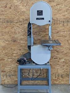 lot 154A image: Rockwell Model 14 Band Saw with 12 HP Marathon Electric Motor