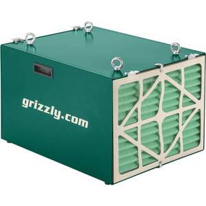 lot 15 image: Grizzly Hanging Air Filter with Remote
