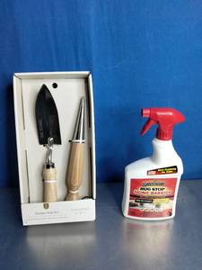lot 14 image: Garden Tools and Bug Spray