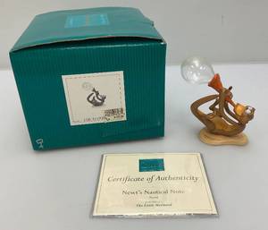 lot 8 image: Est. 275.00 - $400.00 Disneys WDCC (THE LITTLE MERMAID) Newts  Nautical Notes Figurine In Original Box With COA