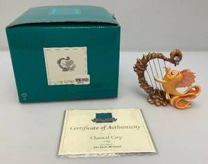 lot 11 image: Est. 195.00 - $200.00 Disneys WDCC (THE LITTLE MERMAID) Classical Carp Figurine In Original Box With COA