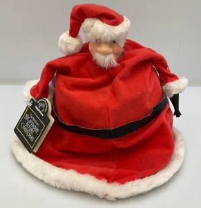 lot 13 image: Est. %65.00 - $175.00 The Nightmare Before Christmas Santa Plush Doll 8 New With Tags