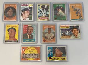 lot 24 image: Misc. Vintage Sportscards Including 1950s And More (In Protective Sleeves)