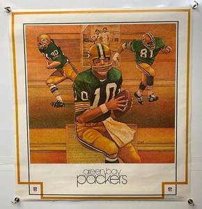lot 30 image: 1979 Greenbay Packers Poster 23 x 25