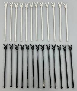 lot 55 image: Vintage Playboy Club Drink Stir Sticks