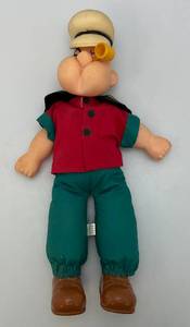 lot 62 image: Vintage 1970s - 1980s Popeye 15 Plush Figures