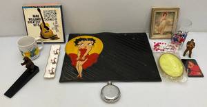 lot 75 image: Misc. Collectibles Including Betty Boop, SMURFS And More