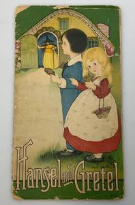 lot 93 image: 1917 Hasel & Gretal Story Book (Binding Needs Work) Cool Book