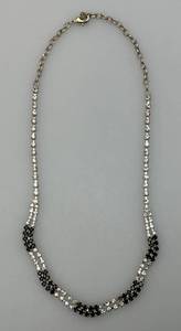 lot 128 image: Elegant Rhinestone Necklace 16 12
